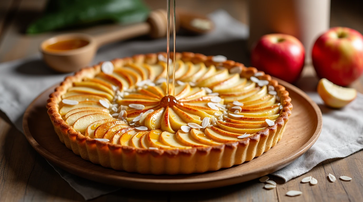 Gesunder Apfelkuchen: Einfaches Rezept ohne Zucker & Mehl 1 gesunder apfelkuchen